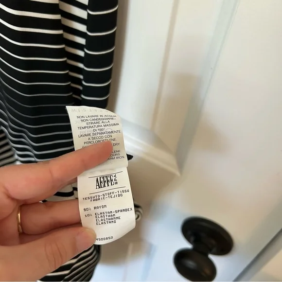 Vintage Moschino Cheap & Chic Stripe Gradient Form Fitting Maxi Dress - Picture 7 of 12